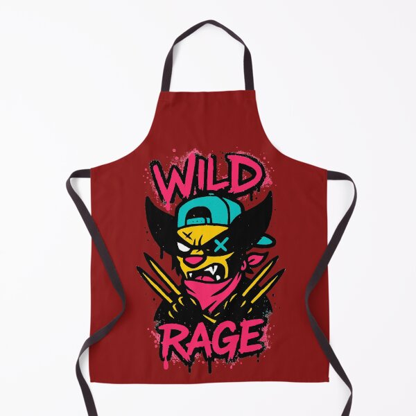 Item preview, Wolverine Wild Rage Street Art Design designed and sold by SholoStudio.