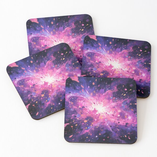 Item preview, Brilliant Pink and Purple Galactic Explosion with Radiant Light and Cosmic Particles in Deep Space designed and sold by Mimoshi ⭐⭐⭐⭐⭐.