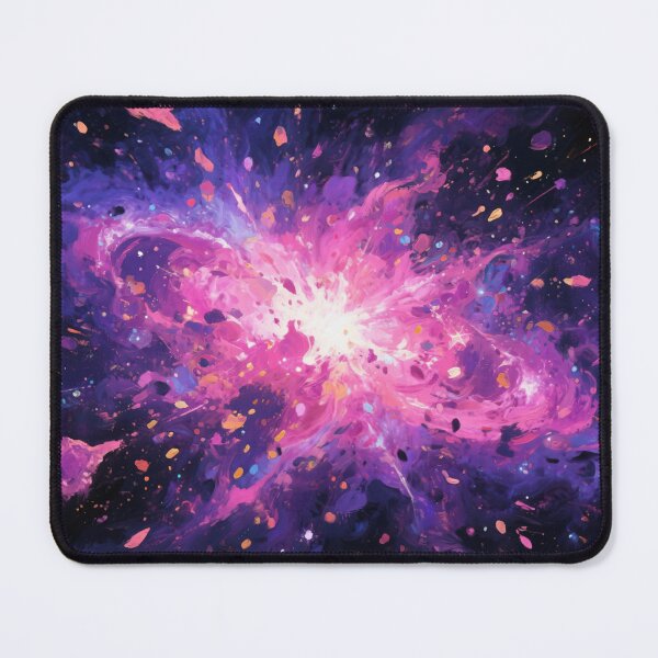 Item preview, Brilliant Pink and Purple Galactic Explosion with Radiant Light and Cosmic Particles in Deep Space designed and sold by Mimoshi ⭐⭐⭐⭐⭐.