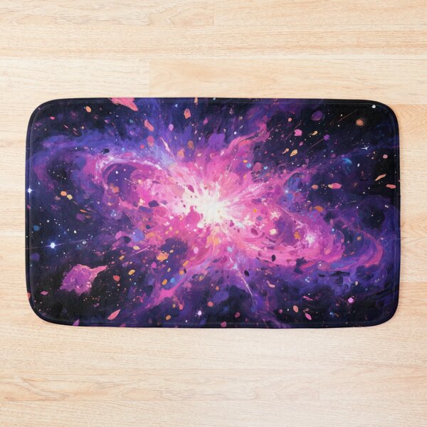 Item preview, Brilliant Pink and Purple Galactic Explosion with Radiant Light and Cosmic Particles in Deep Space designed and sold by Mimoshi ⭐⭐⭐⭐⭐.