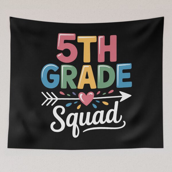 Item preview, 5th Grade Squad Fifth Teacher Student Team Back To School designed and sold by papertaless.