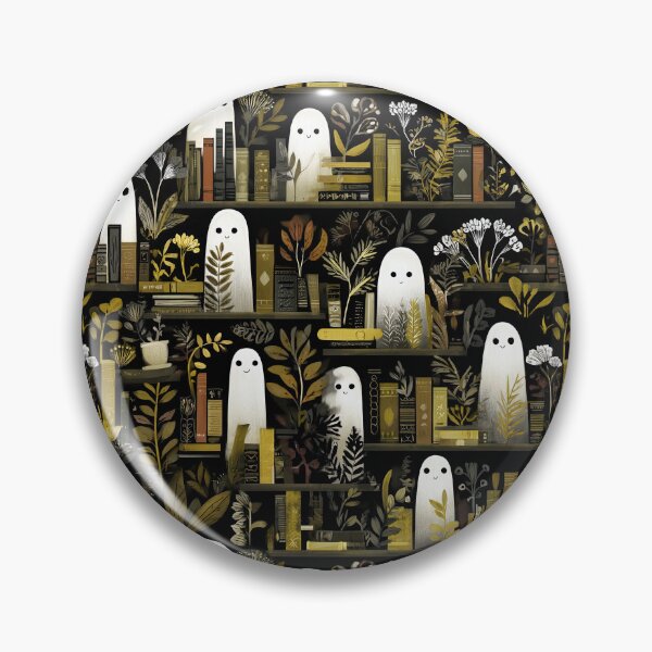 Item preview, The Haunted Library Ghost Pattern 3 designed and sold by Kybruno's Creations.