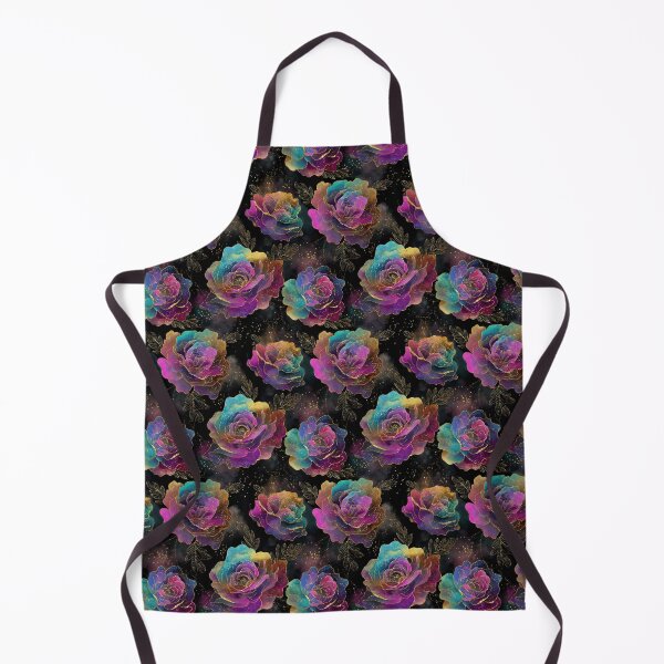 Item preview, Cosmic Roses with Gold Sparkle on Black designed and sold by Anastasiia Yurevych.