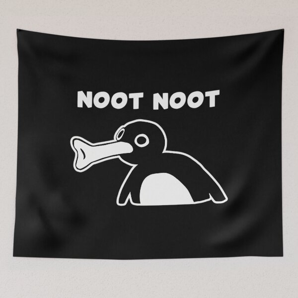Item preview, Noot Noot Pingu Meme (Light Pink Bg) designed and sold by DaFisher8.