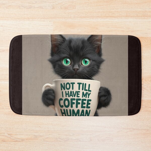 Item preview, coffee kitten designed and sold by INK & VISION STUDIO.