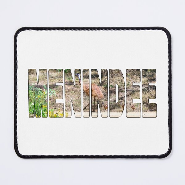 Item preview, MENINDEE - Emu with Chicks Far West Outback NSW Australia designed and sold by Adam Gormley.