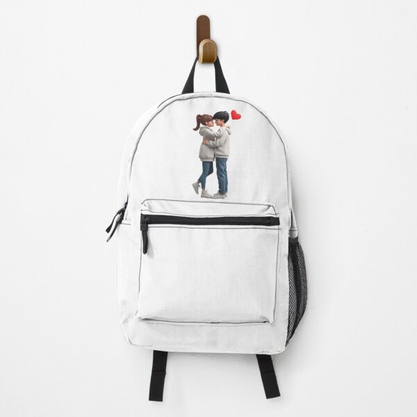 Item preview, Ilustrație 3D în stil Zepeto cu un cuplu care se îmbrățișează și o inimă designed and sold by PixelVibe782.