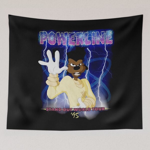 Artikelvorschau, N-A-Cartoon-A-Goofy-Film-Powerline-Welttournee entworfen und verkauft von DarianaOrtiz.