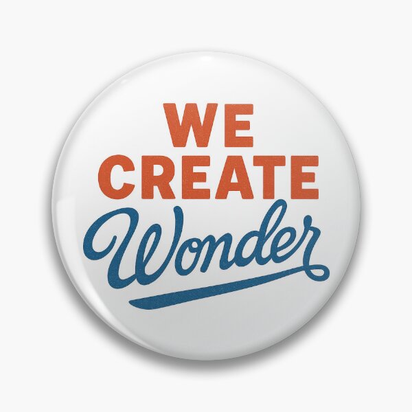 Item preview, We Create Wonder – Bold Motivational Creative Typography Design designed and sold by inkoutninja.