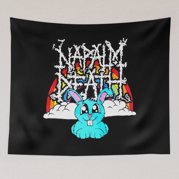 Item preview, Napalm Death Rainbow Bunny Pink Funny designed and sold by DarianaOrtiz.