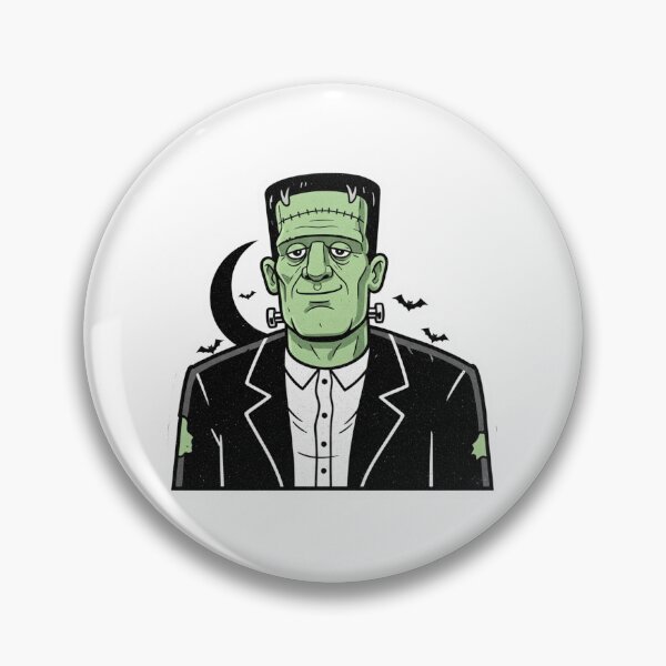 Item preview, Retro Frankenstein's Monster designed and sold by Homelesssquid's Stickers & More.