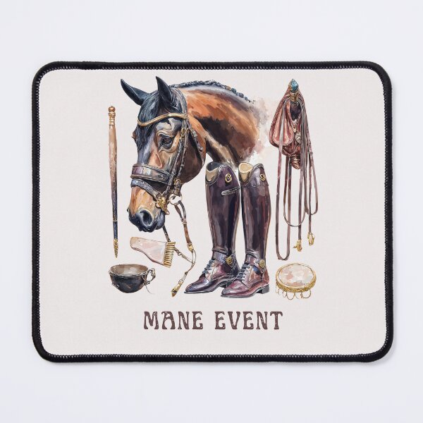 Item preview, Mane Event Horse and Equestrian Gear Art designed and sold by Anastasiia Yurevych.