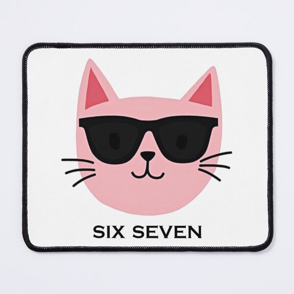 Item preview, Six Seven Pink Cat Six Seven designed and sold by Gala-Zae.