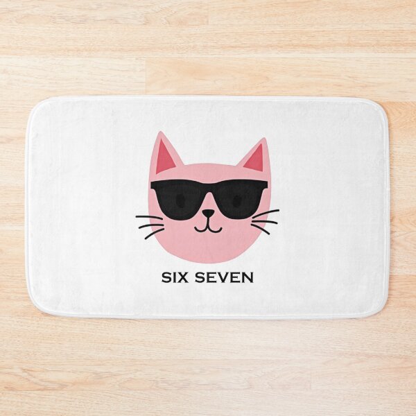 Item preview, Six Seven Pink Cat Six Seven designed and sold by Gala-Zae.