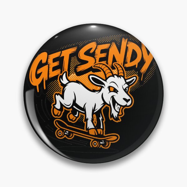 Item preview, Get Sendy Skateboarding Goat Extreme Sports Design designed and sold by MonkiFlipp.