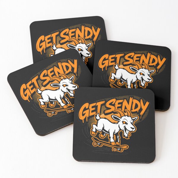 Item preview, Get Sendy Skateboarding Goat Extreme Sports Design designed and sold by MonkiFlipp.