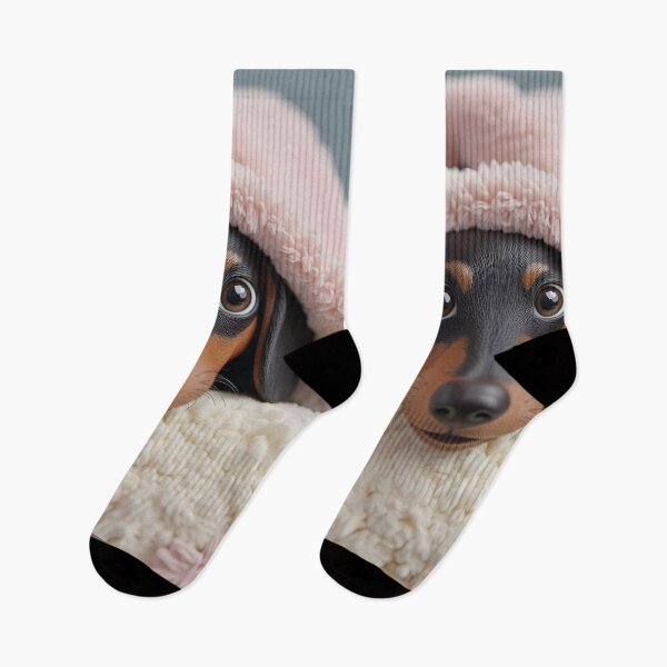 Item preview, cute dachshund at home designed and sold by Mauswohn.