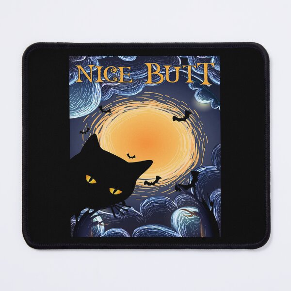 Item preview, Nice Butt Black Cartoon Cat designed and sold by DarianaOrtiz.