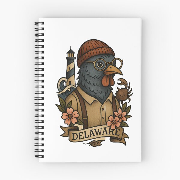 Item preview, Delaware Blue Hen – Nifty Fifty Collection designed and sold by Zippitydodads.