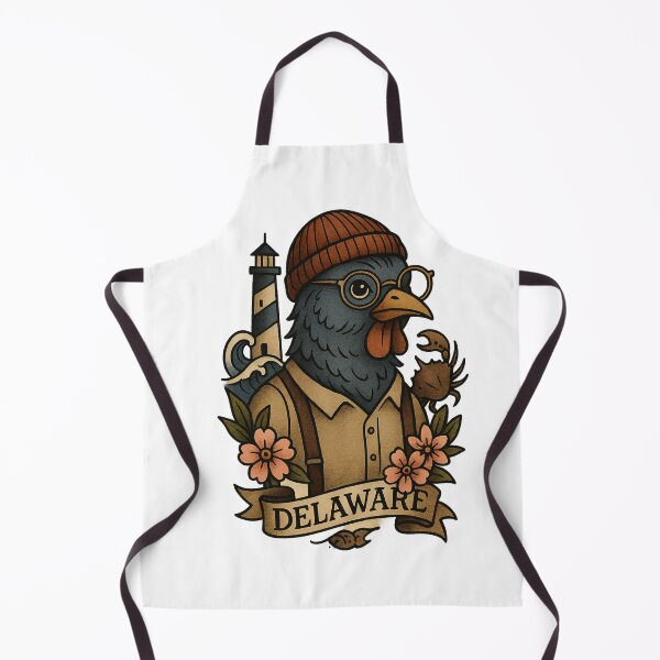 Item preview, Delaware Blue Hen – Nifty Fifty Collection designed and sold by Zippitydodads.