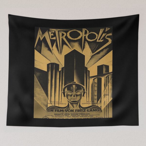 Item preview, Metropolis, Fritz Lang, 1926 - vintage movie poster designed and sold by DarianaOrtiz.