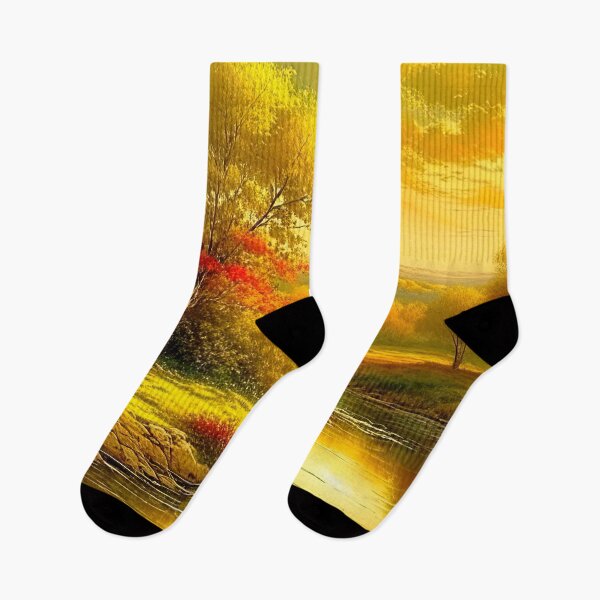 Item preview, Golden Hour River Twilight designed and sold by LanaGustavsson.