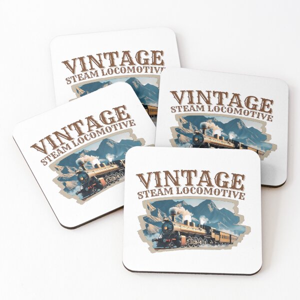 Item preview, Vintage steam locomotive designed and sold by Sasitee.
