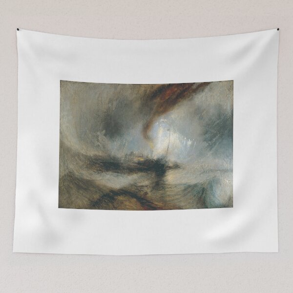 Item preview, Snow Storm: Steam-Boat off a Harbour’s Mouth — J. M. W. Turner (1842) designed and sold by Art Outlaws.