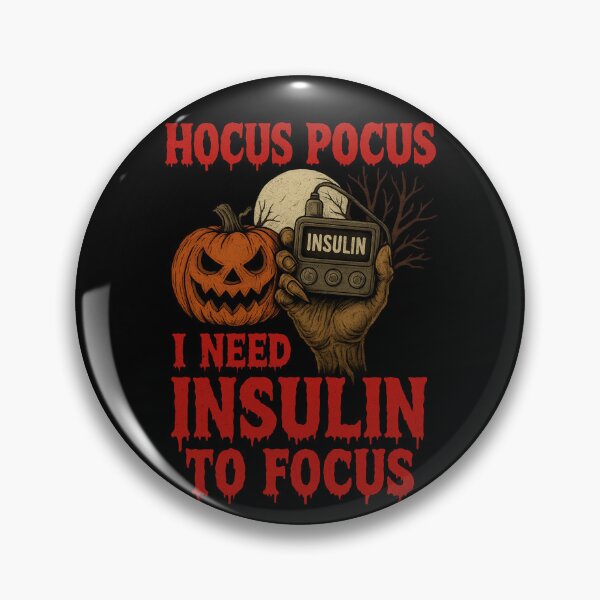 Item preview, Halloween Type 1 Diabetes Hocus Pocus I Need Insulin to Focus designed and sold by NightWisdom.