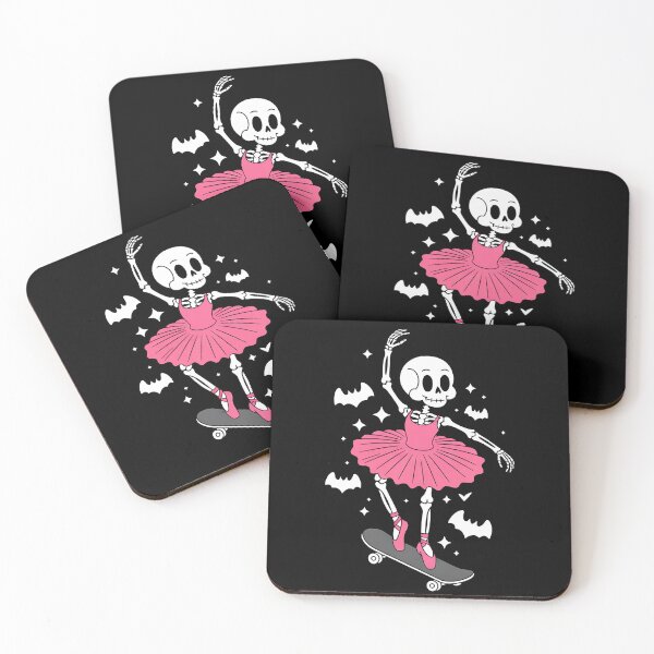 Item preview, Skateboard Skeleton Ballerina designed and sold by sandrahofer-art.