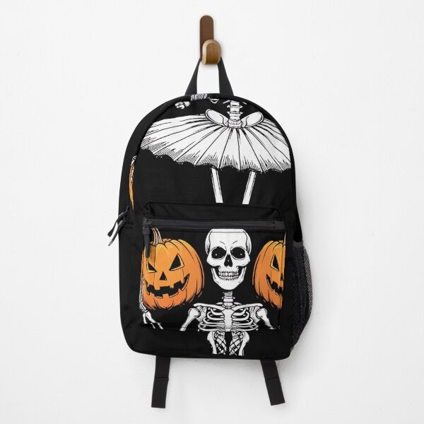 Item preview, Skeleton Ballerina with Pumpkins designed and sold by sandrahofer-art.