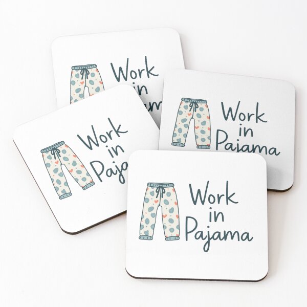 Item preview, Work in pajama – Funny Giftful Work Humor designed and sold by Happyhoo1.