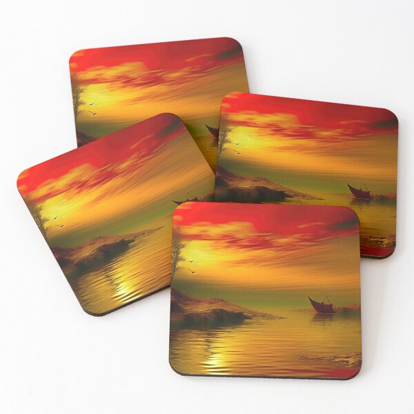 Item preview, Crimson Tide & Golden Shores designed and sold by LanaGustavsson.