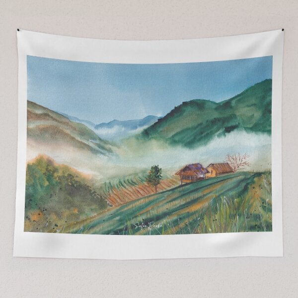 Item preview, Farmer's lodge on the mountain designed and sold by SoupSouka.