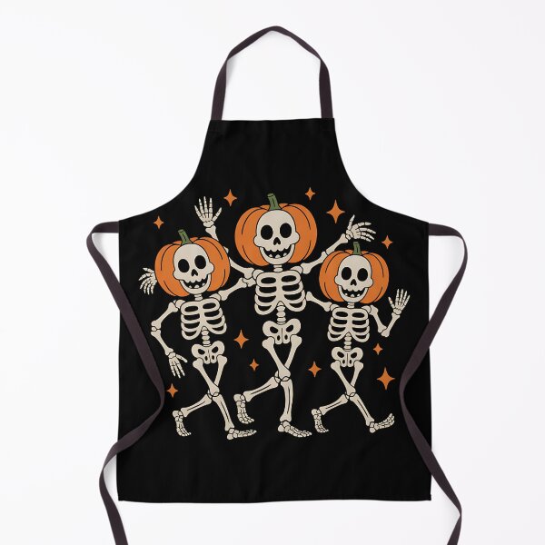 Item preview, Pumpkin Head Dancing Skeletons designed and sold by sandrahofer-art.