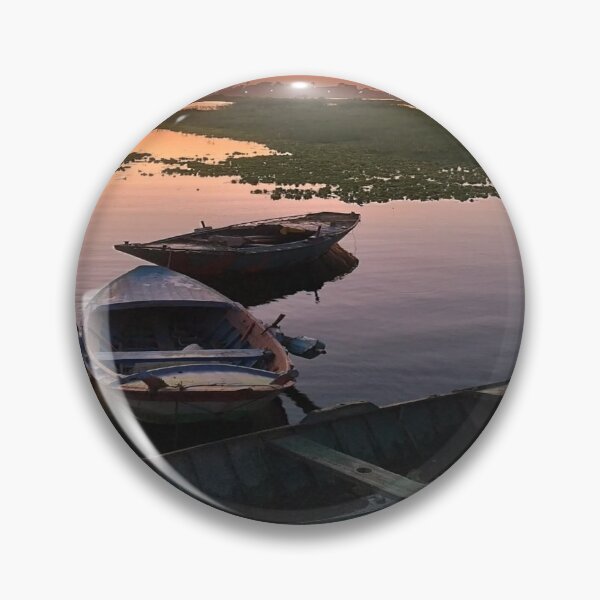 Item preview, Nile river at sunset with boats view. designed and sold by DaliaSabryTee.