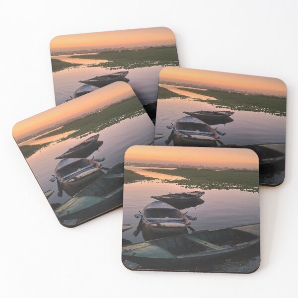 Item preview, Nile river at sunset with boats view. designed and sold by DaliaSabryTee.