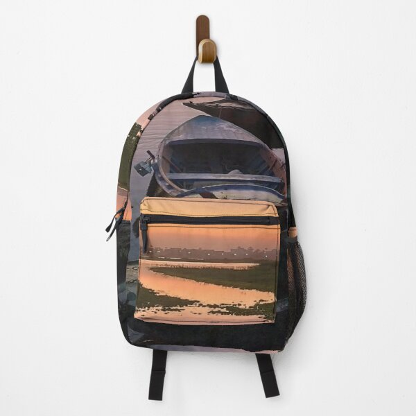 Item preview, Nile river at sunset with boats view. designed and sold by DaliaSabryTee.