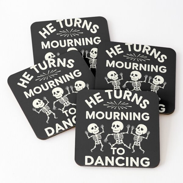 Item preview, Mourning to Dancing Skeletons designed and sold by sandrahofer-art.