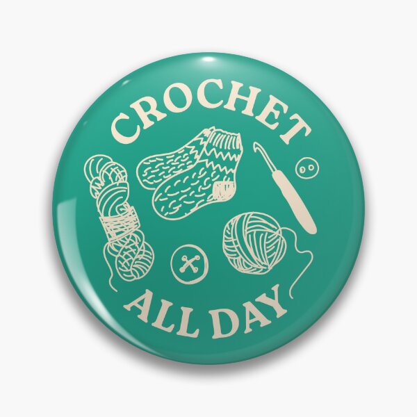 Item preview, Crochet all day designed and sold by cozy creatures council.