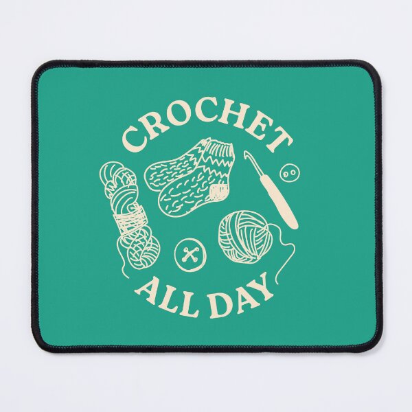 Item preview, Crochet all day designed and sold by cozy creatures council.