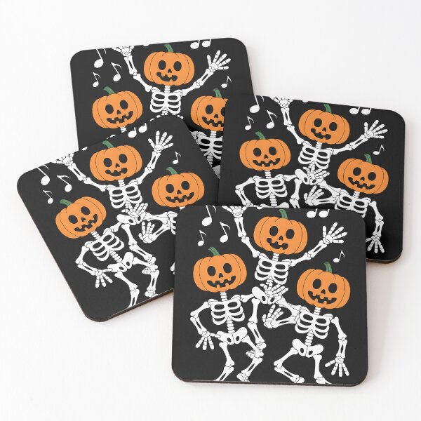 Item preview, Pumpkin Head Skeleton Dance designed and sold by sandrahofer-art.