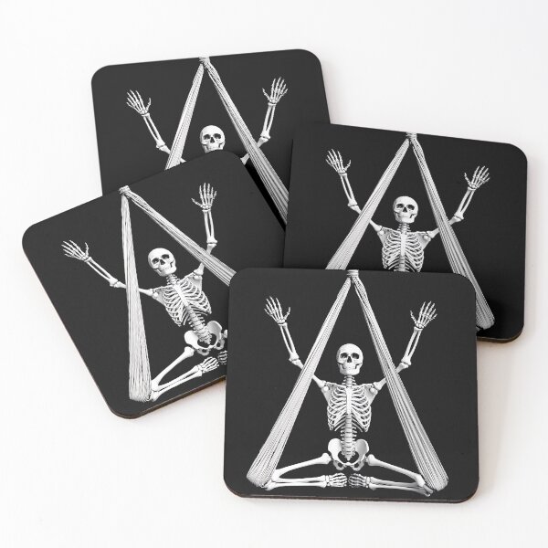 Item preview, Skeleton Aerial Yoga Pose designed and sold by sandrahofer-art.
