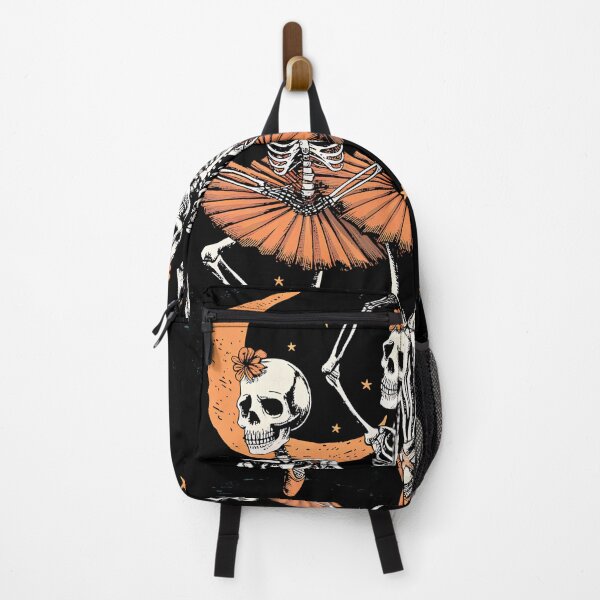Item preview, Twin Ballet Skeletons with Moon designed and sold by sandrahofer-art.