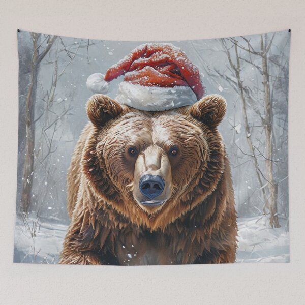 Item preview, Funny Bear Walks in the Forest designed and sold by M-Y-A-R-T-.