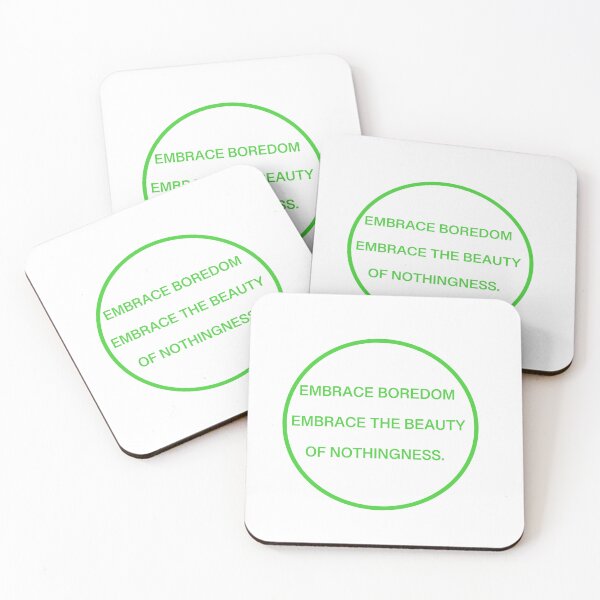 Item preview, Embrace Boredom & The Beauty Of Nothingness designed and sold by Shooz34.