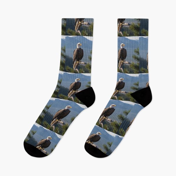 Item preview, Bald Eagle in Mountain Landscape designed and sold by InezPhotography.