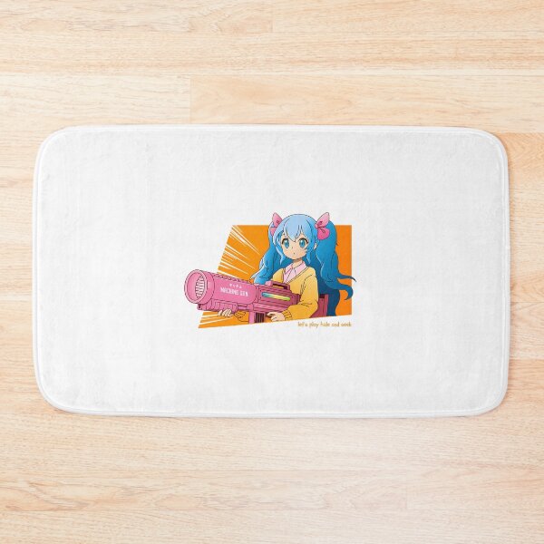Item preview, Cute Machine Gun Anime Girl Let'S Play Hide And Seek designed and sold by EllinoKlemo.