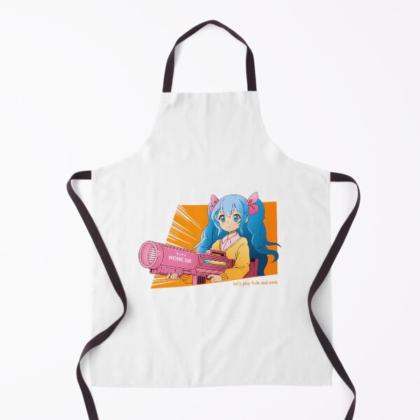 Item preview, Cute Machine Gun Anime Girl Let'S Play Hide And Seek designed and sold by EllinoKlemo.