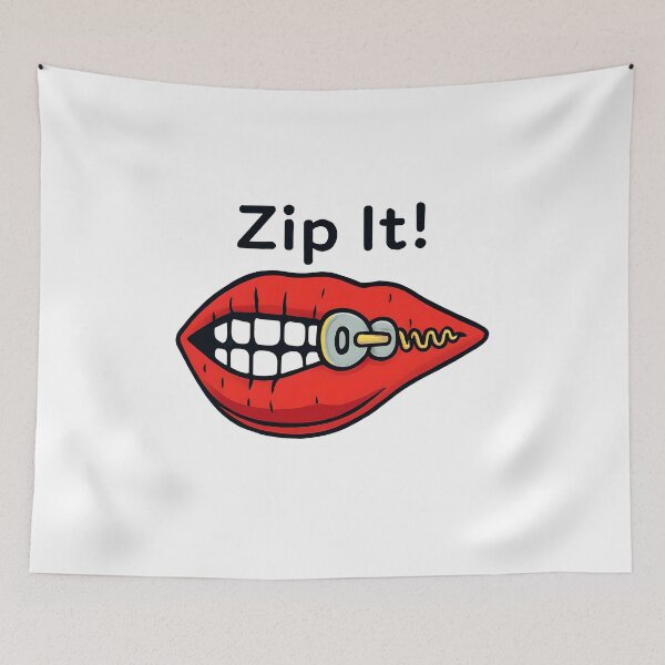 Item preview, Zip It Lips designed and sold by paulrommer.